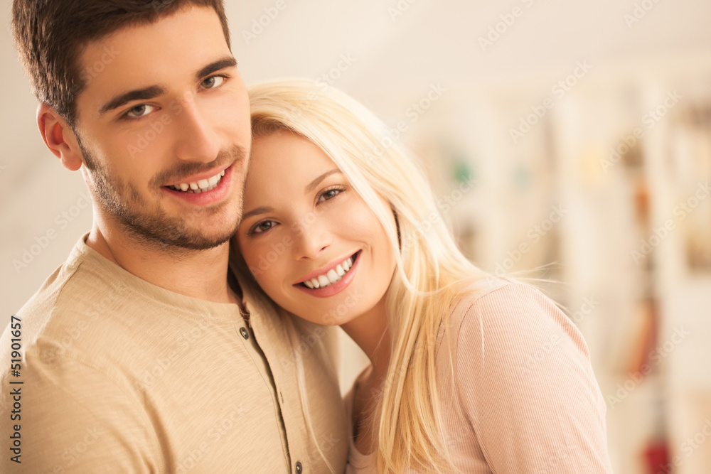 Smiling Young Couple Smiling Young Couple