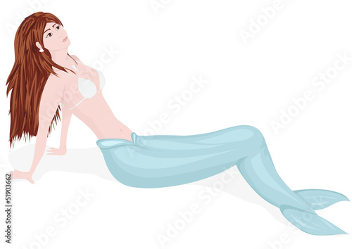 sirena sdraiata