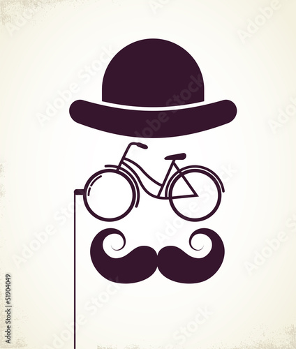 Gentlemen with Bicycle eyeglass