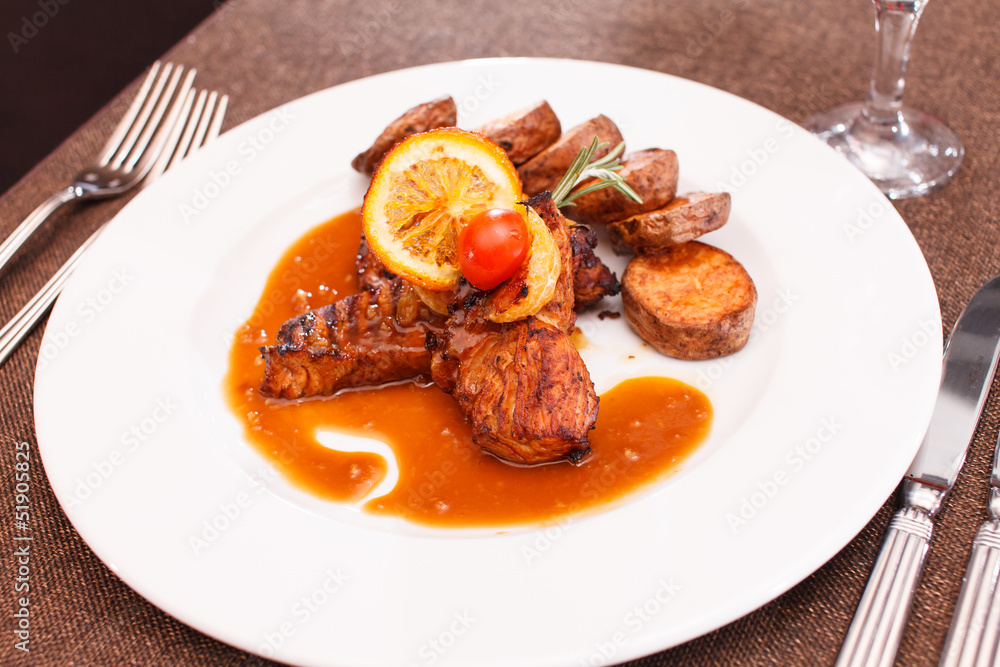 chicken with roasted potatoes chicken with roasted potatoes