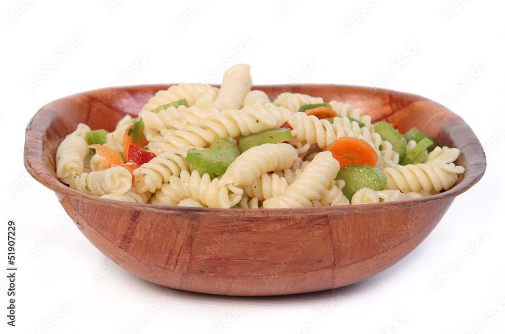 pasta salad isolated on white pasta salad isolated on white