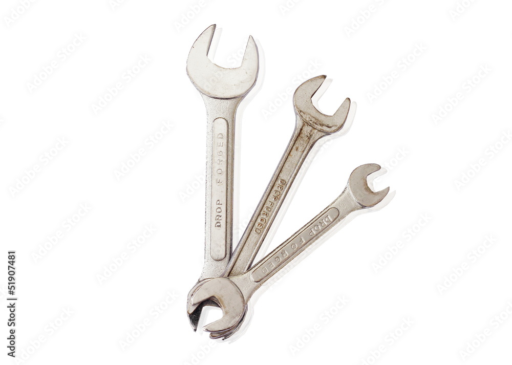 Wrench,isolated in white background. Wrench,isolated in white background.