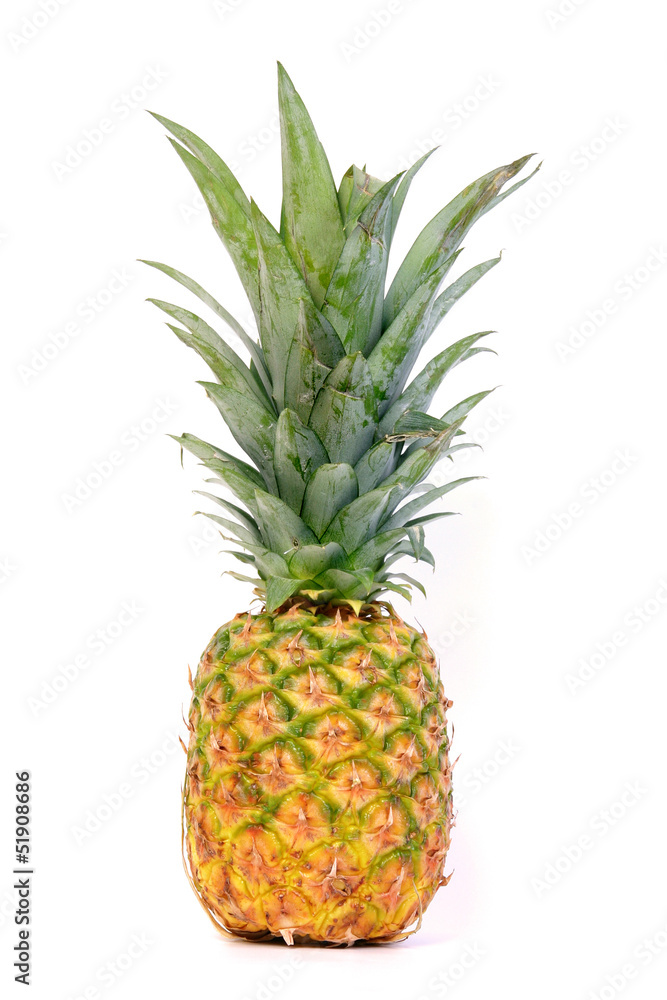 Fototapeta premium pineapple over white