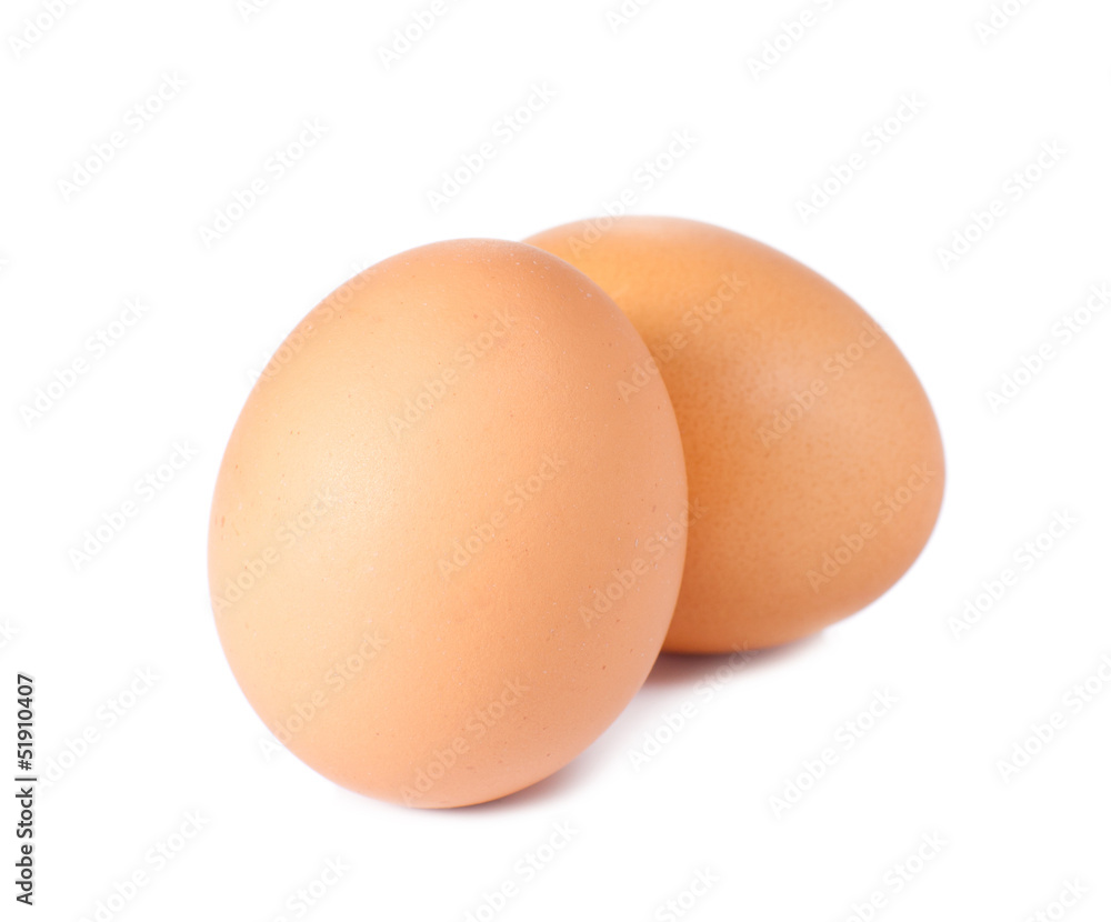 eggs isolated on white background eggs isolated on white background