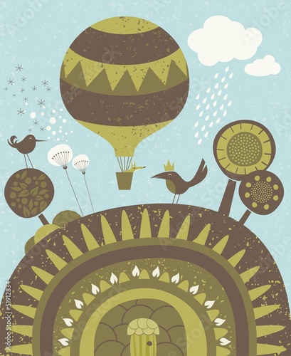 Balloon spring promenade