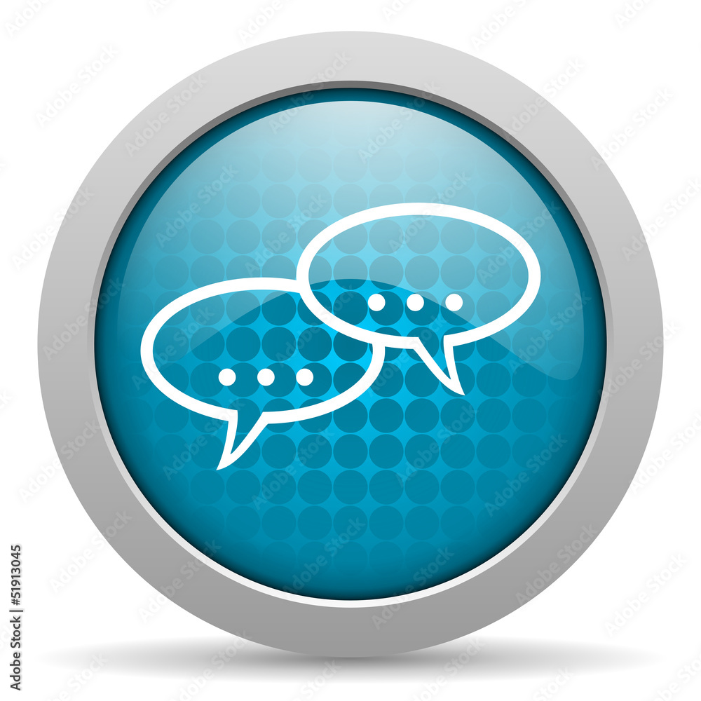 forum blue circle web glossy icon forum blue circle web glossy icon
