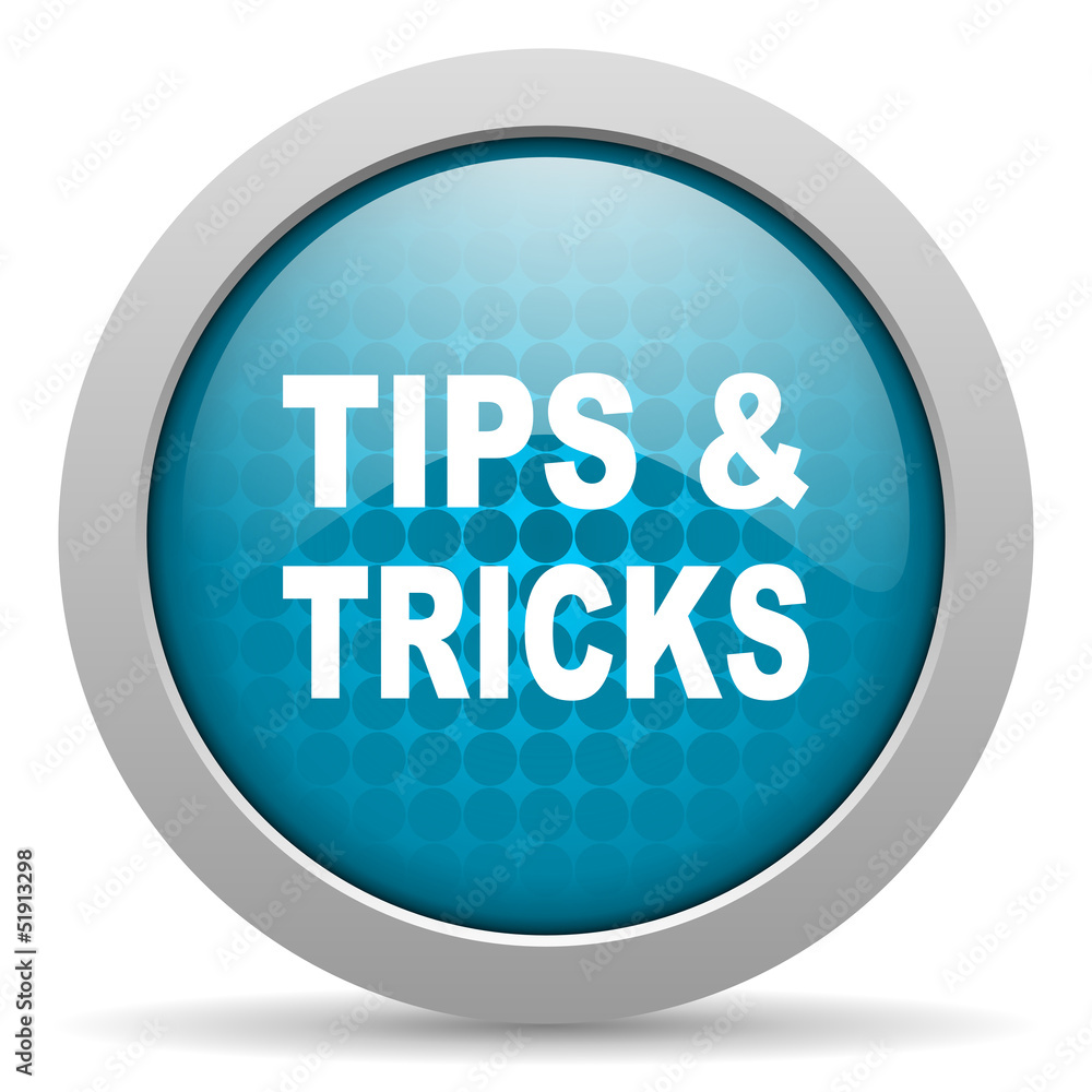 tips blue circle web glossy icon