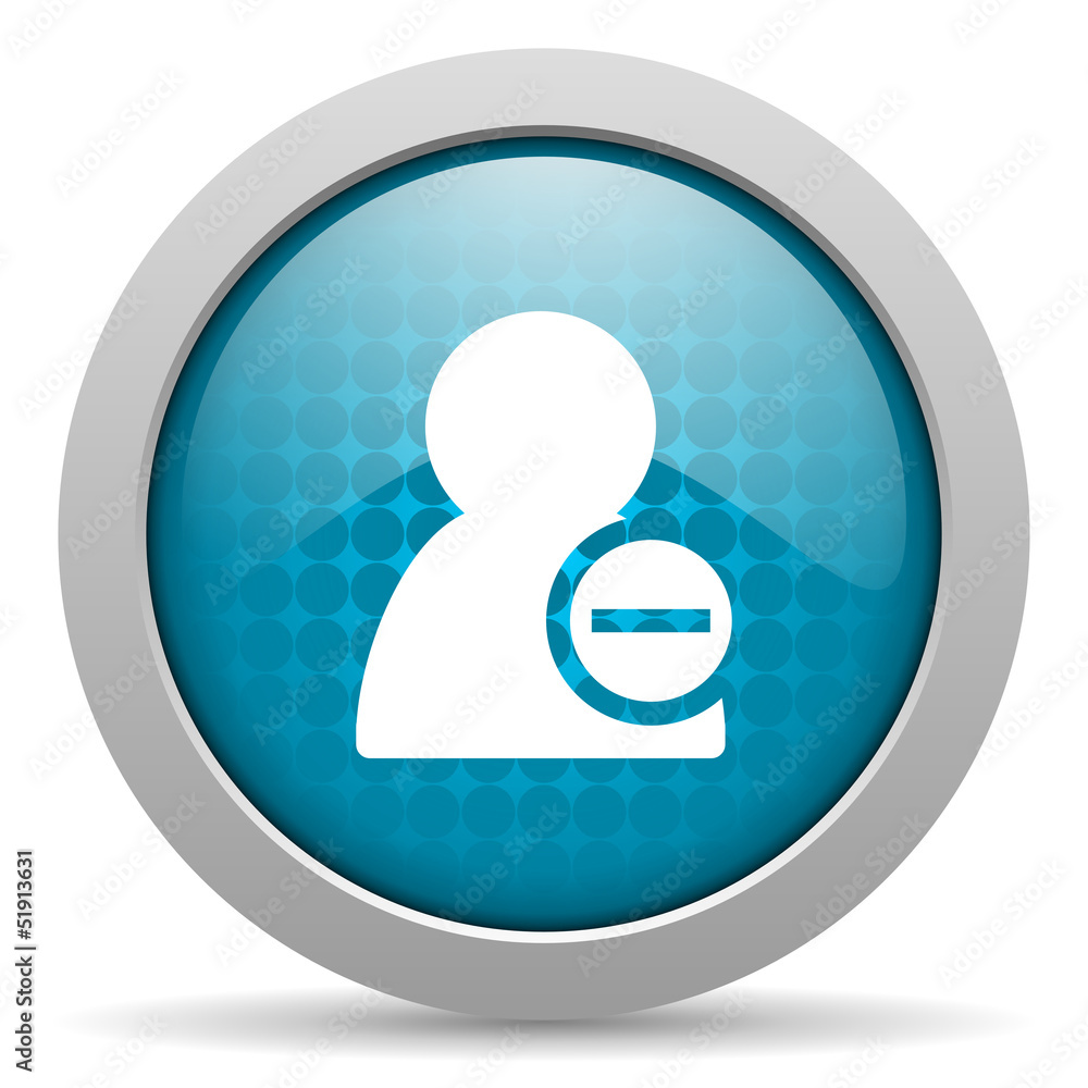 remove contact blue circle web glossy icon remove contact blue circle web glossy icon