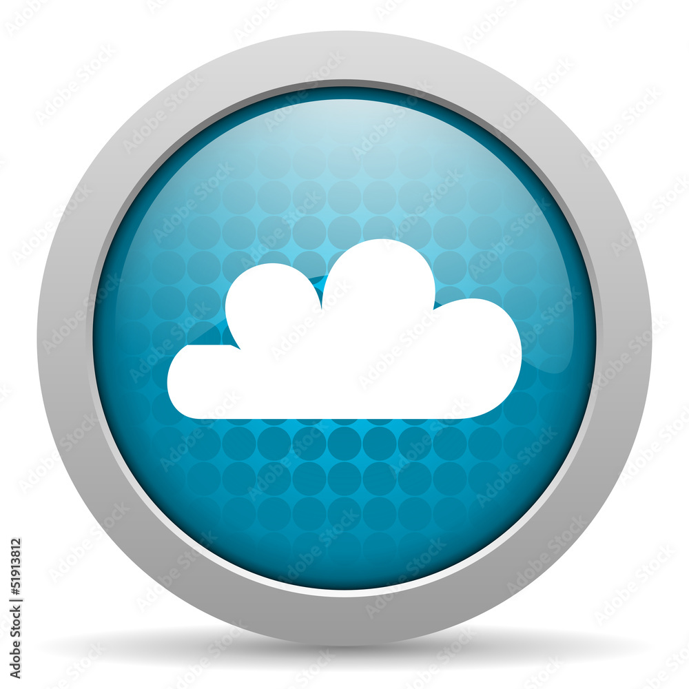 weather forecast blue circle web glossy icon weather forecast blue circle web glossy icon