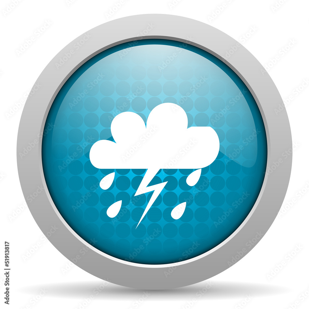 weather forecast blue circle web glossy icon weather forecast blue circle web glossy icon