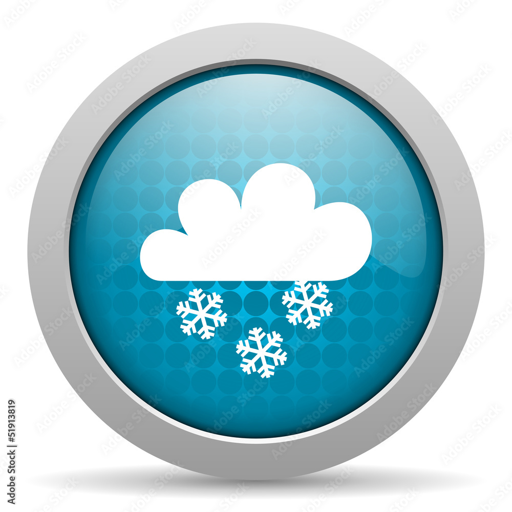 weather forecast blue circle web glossy icon weather forecast blue circle web glossy icon