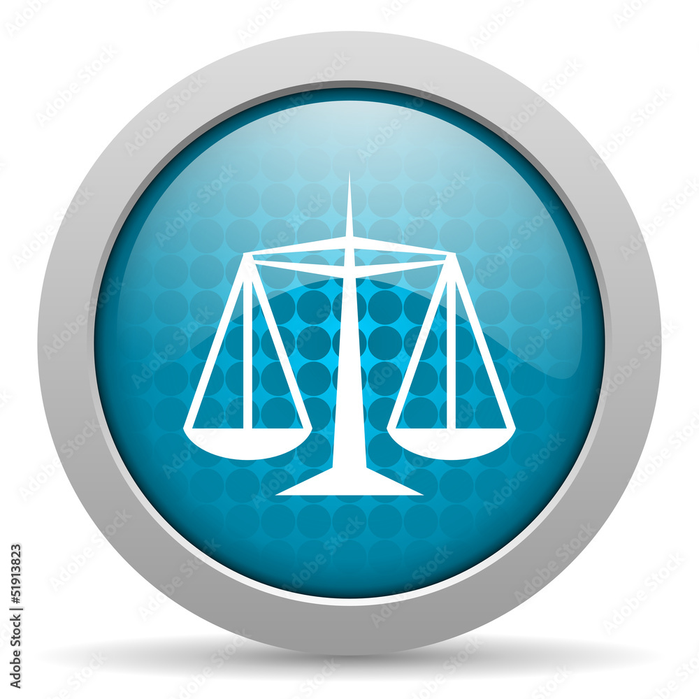justice blue circle web glossy icon justice blue circle web glossy icon