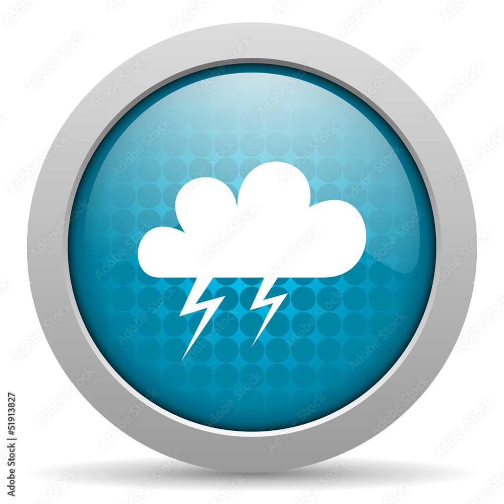 weather forecast blue circle web glossy icon weather forecast blue circle web glossy icon