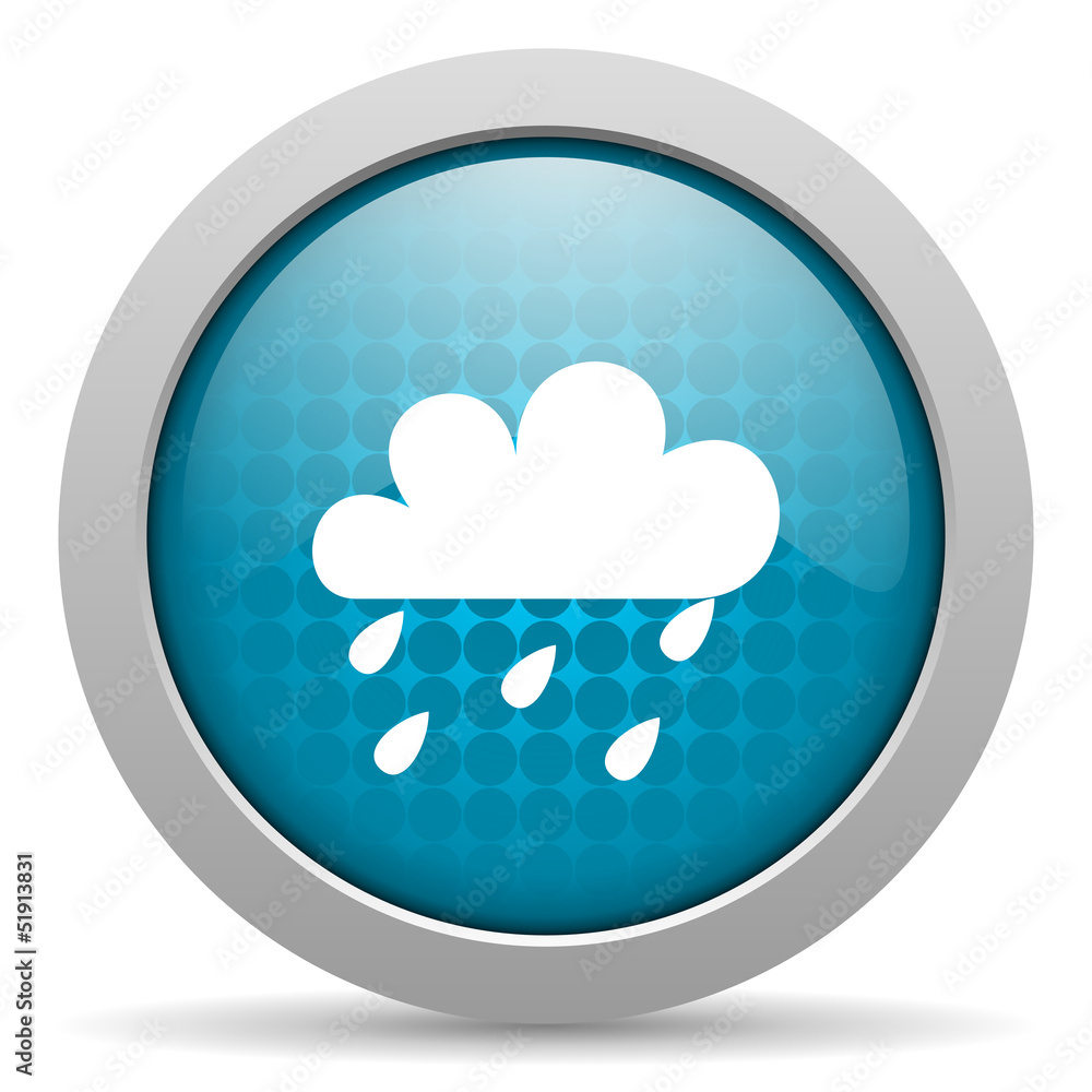 weather forecast blue circle web glossy icon weather forecast blue circle web glossy icon