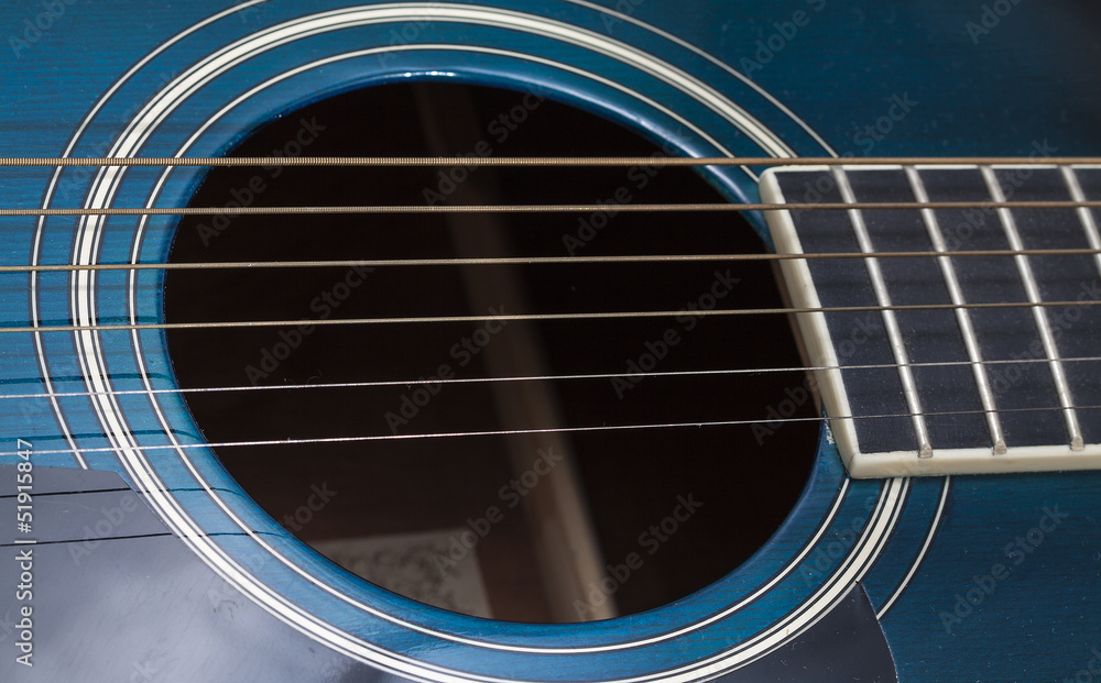 Obraz premium Guitar Closeup