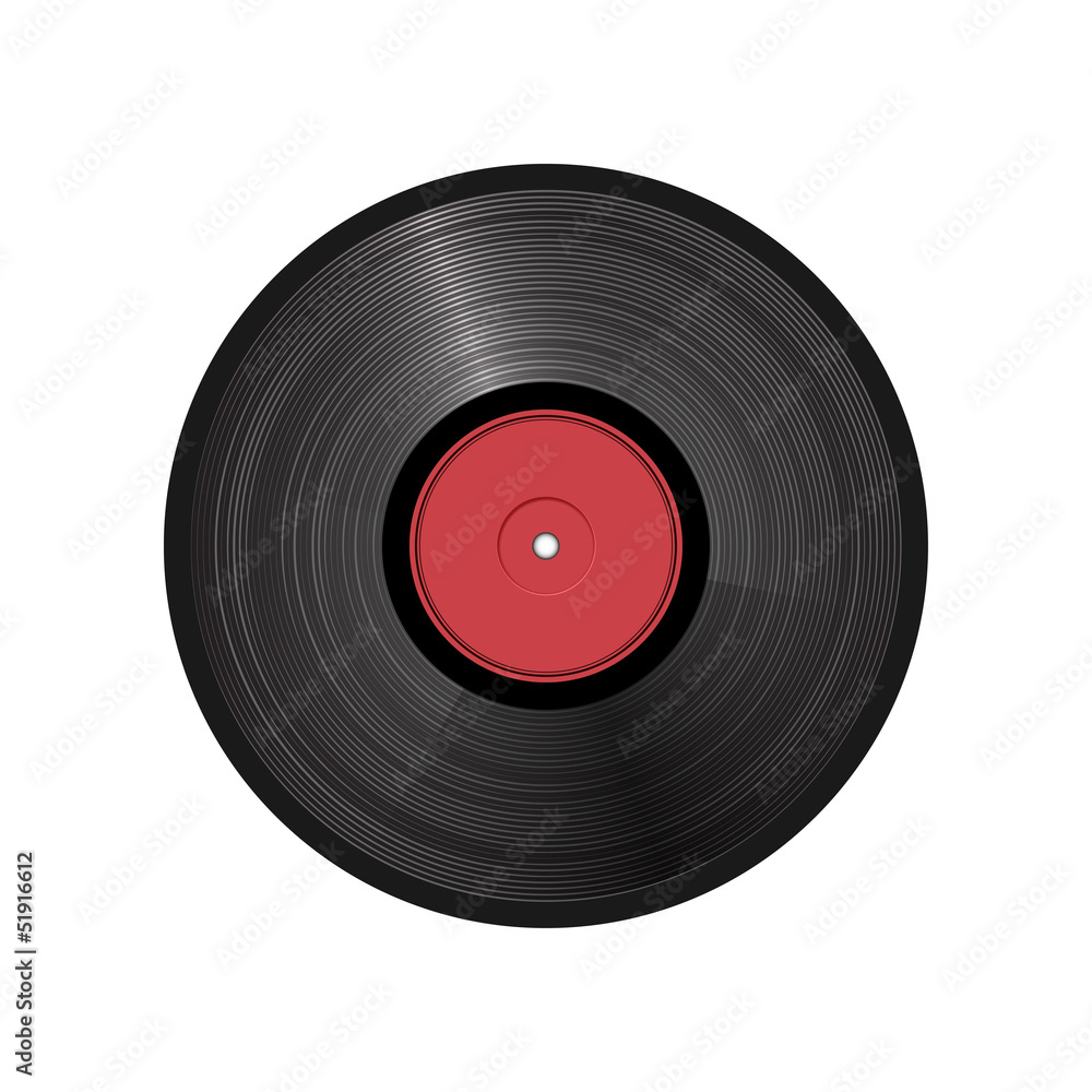 Obraz premium retro vinyl record - vector illustration