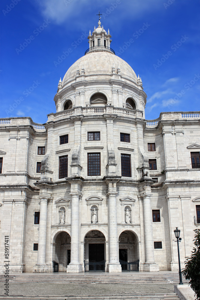 National Pantheon or Santa Engracia church, Alfama, Lisbon, Port