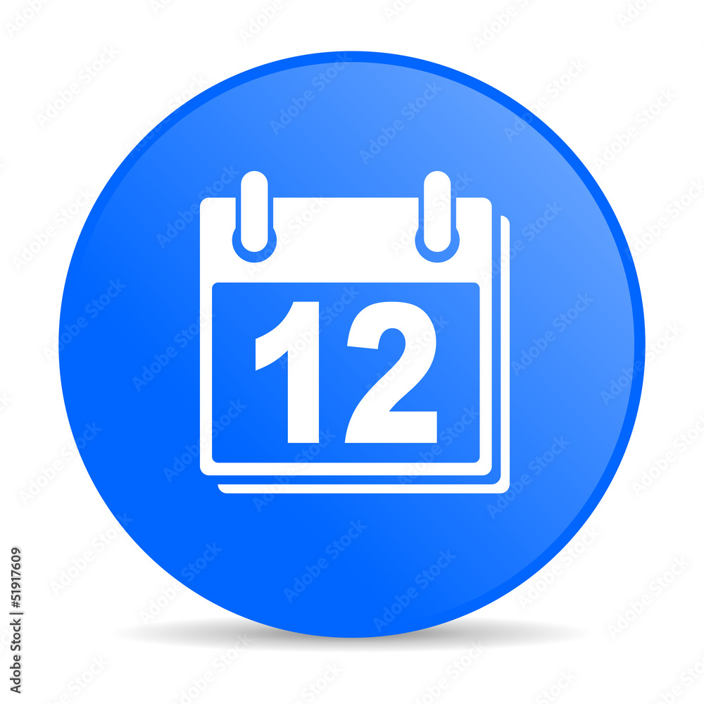 planner blue circle web glossy icon planner blue circle web glossy icon