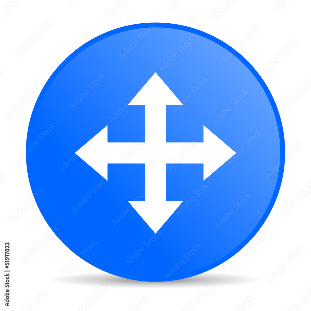 arrows blue circle web glossy icon arrows blue circle web glossy icon