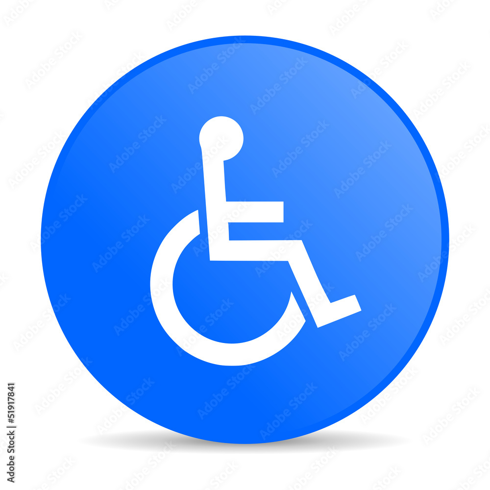 accessibility blue circle web glossy icon accessibility blue circle web glossy icon
