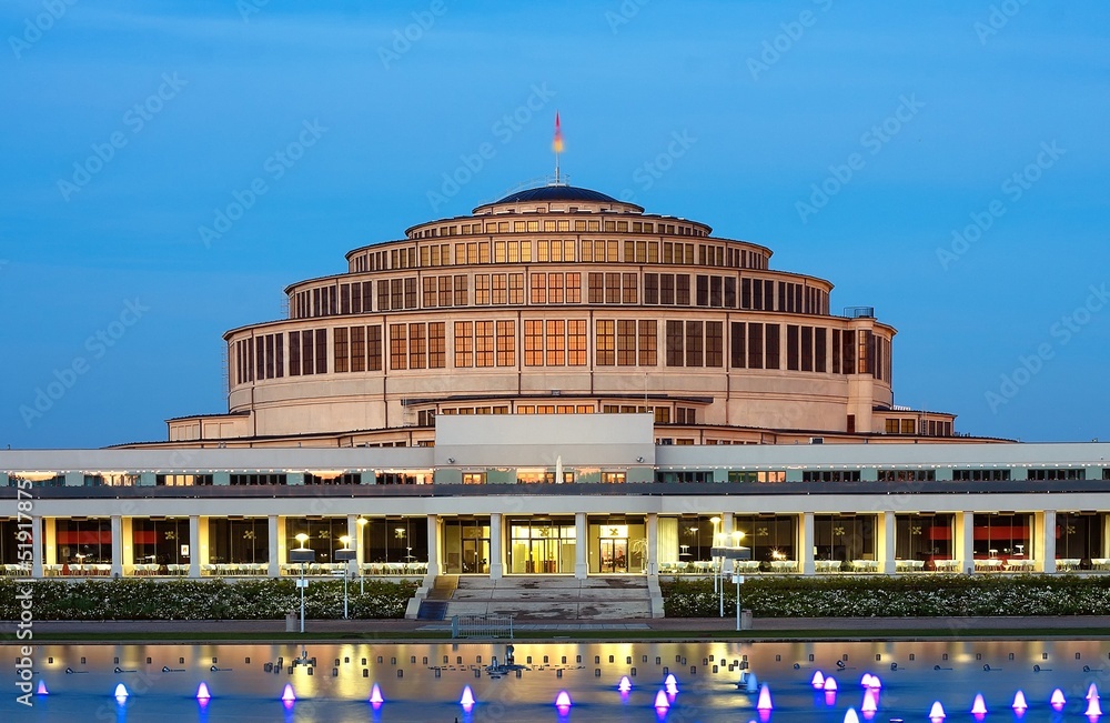 Obraz premium Centennial Hall in Wroclaw