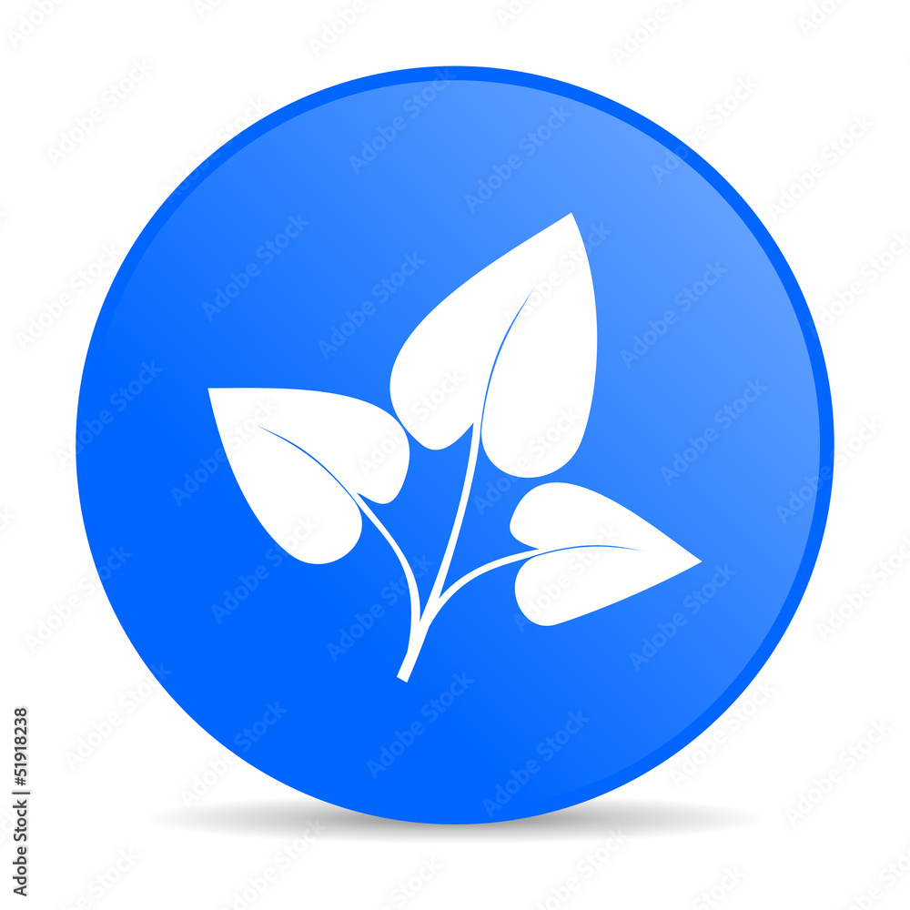 eco blue circle web glossy icon eco blue circle web glossy icon