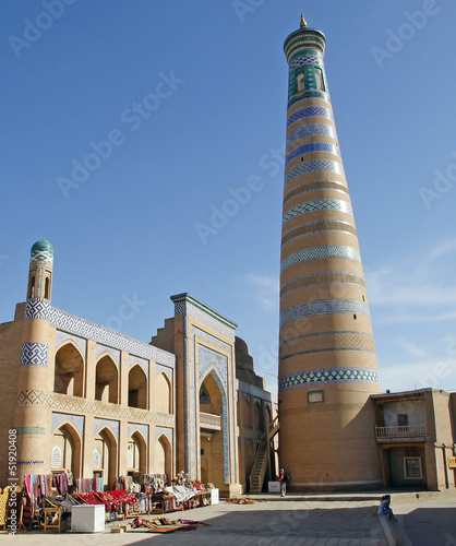 Moschee Islom Xoja, Chiwa, Usbekistan photo