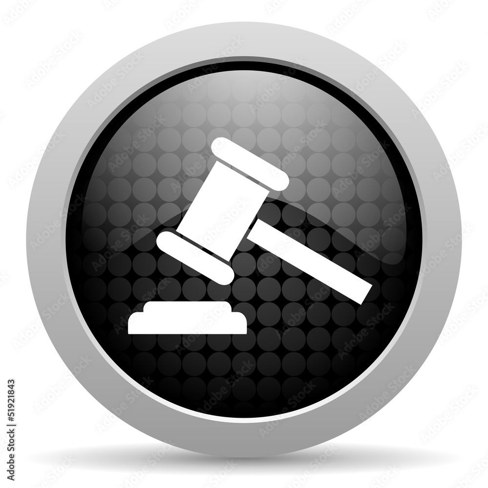 law black circle web glossy icon law black circle web glossy icon