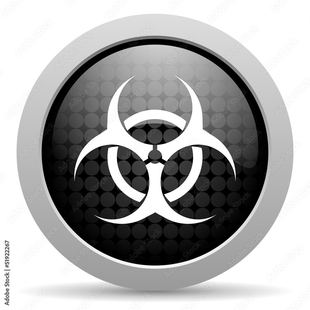 virus black circle web glossy icon virus black circle web glossy icon