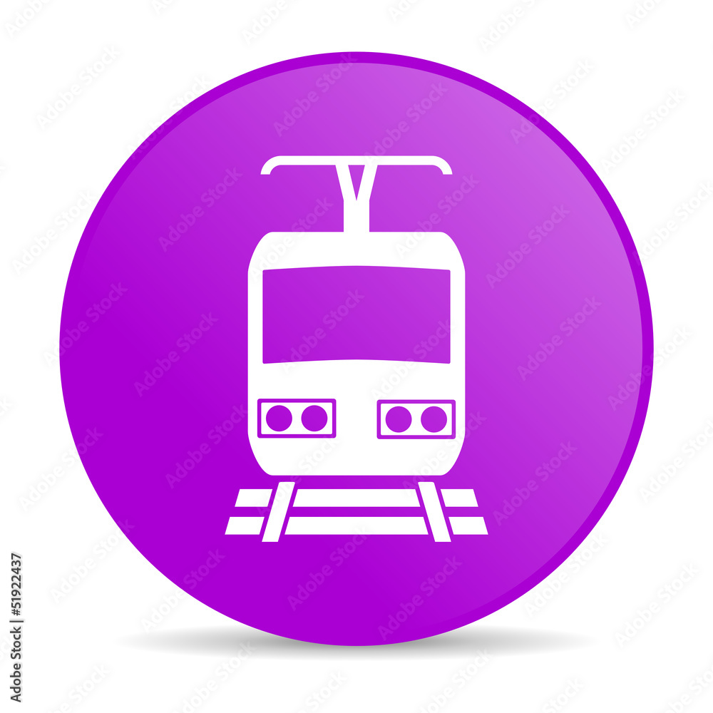 train violet circle web glossy icon train violet circle web glossy icon