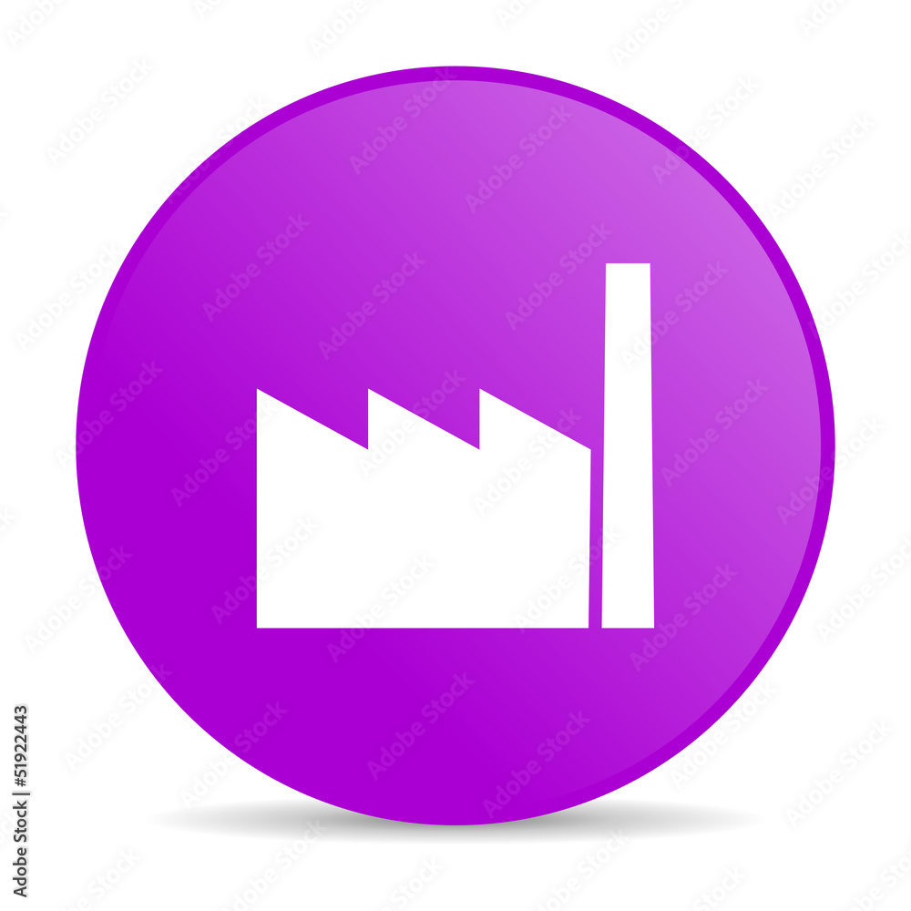 industry violet circle web glossy icon industry violet circle web glossy icon