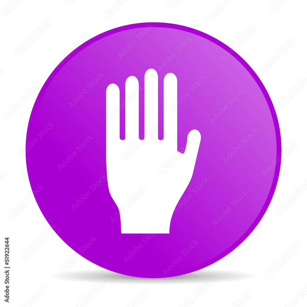 stop violet circle web glossy icon stop violet circle web glossy icon