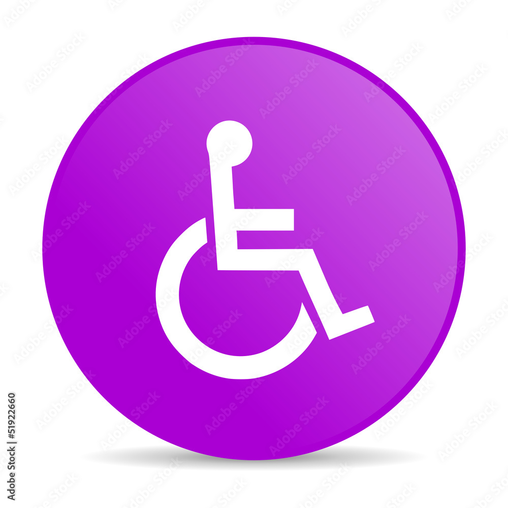 accessibility violet circle web glossy icon accessibility violet circle web glossy icon