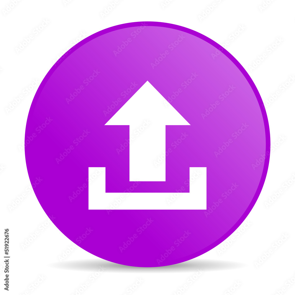 upload violet circle web glossy icon upload violet circle web glossy icon