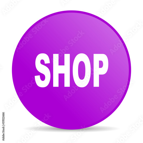 shop violet circle web glossy icon