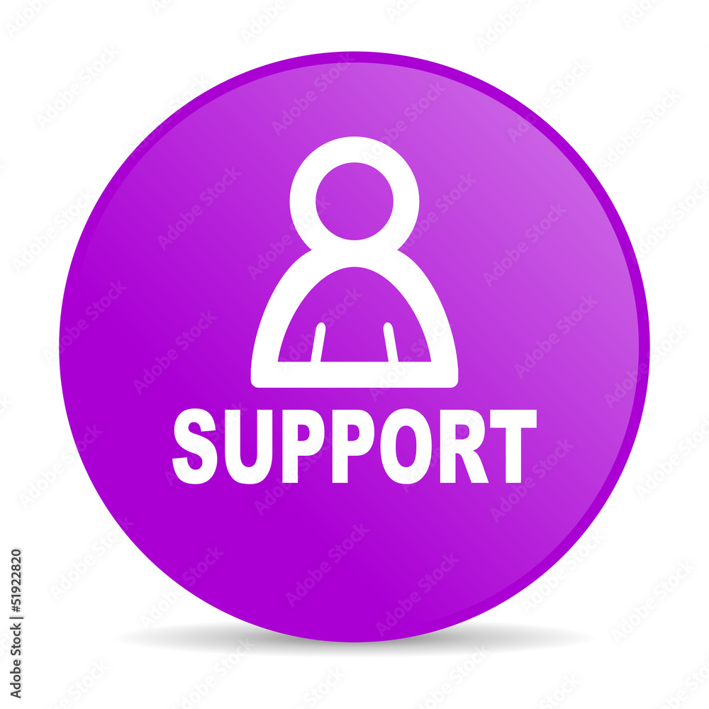 support violet circle web glossy icon support violet circle web glossy icon