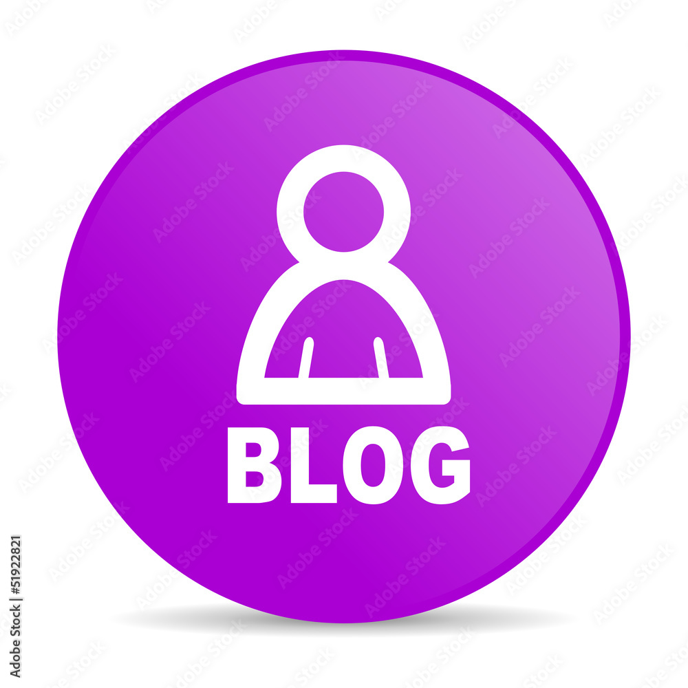 blog violet circle web glossy icon blog violet circle web glossy icon