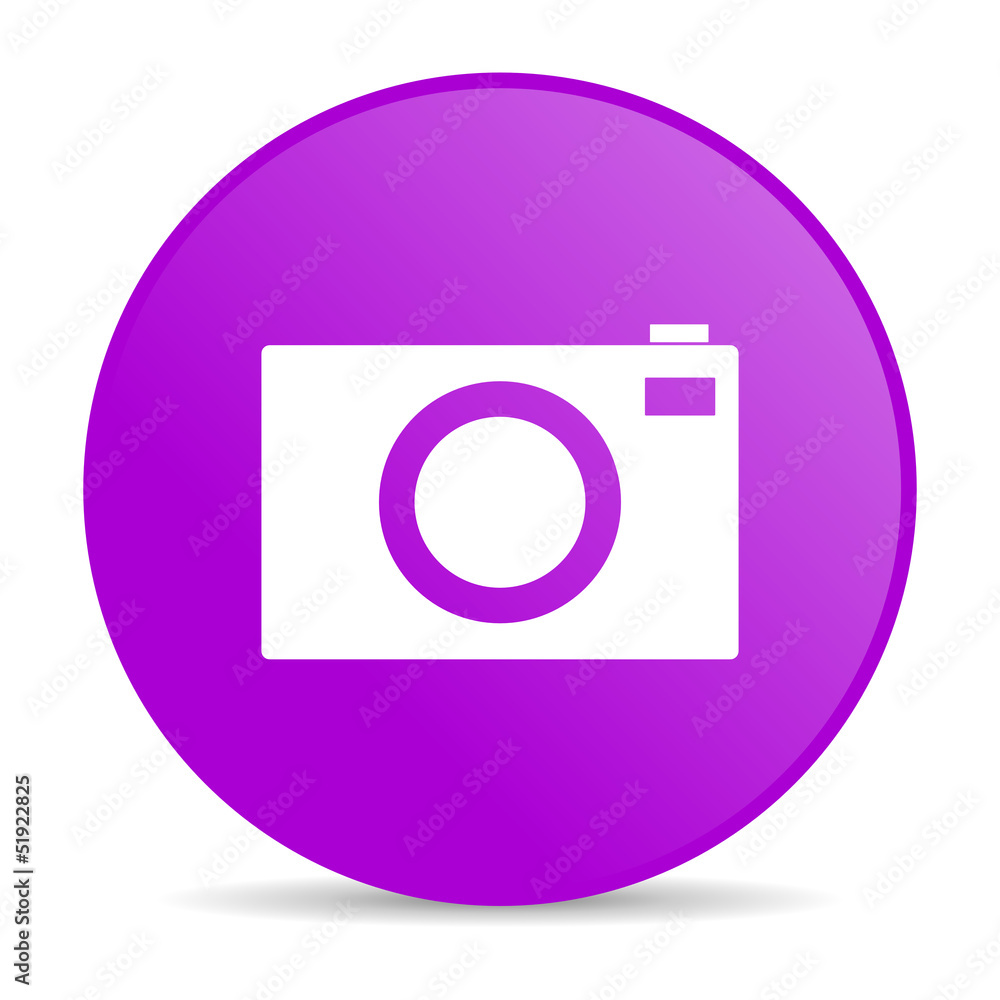 camera violet circle web glossy icon camera violet circle web glossy icon