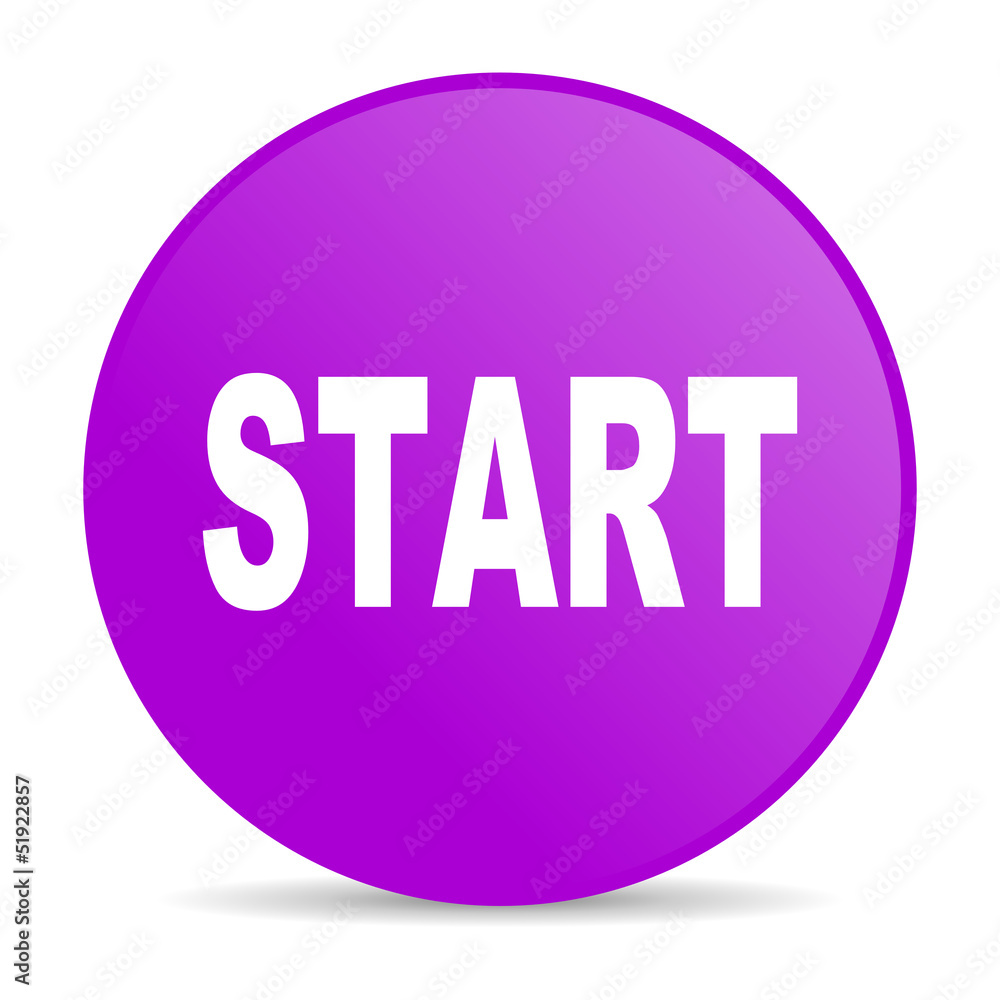 start violet circle web glossy icon start violet circle web glossy icon