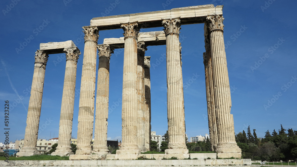 ruins in athens greece