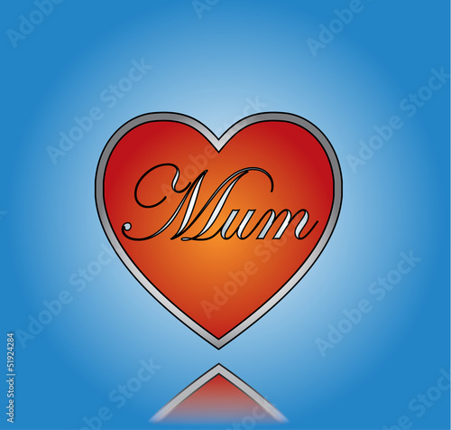 Love Mum concept Illustration