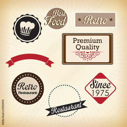 Fotografija Retro Labels