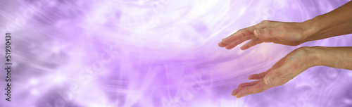 Healing therapy website banner head