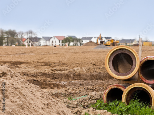 Wallpaper Mural Erschliessungsarbeiten für ein Neubaugebiet Torontodigital.ca