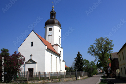 Kirche von Rehbach bei Leipzig