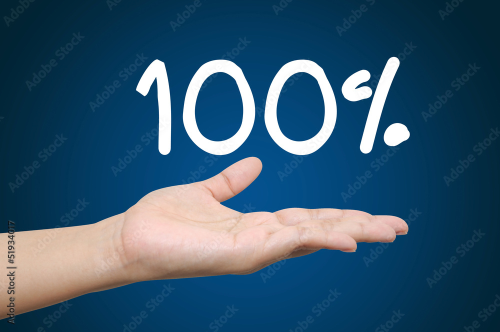 Hand holding the discount information.. Hand holding the discount information..
