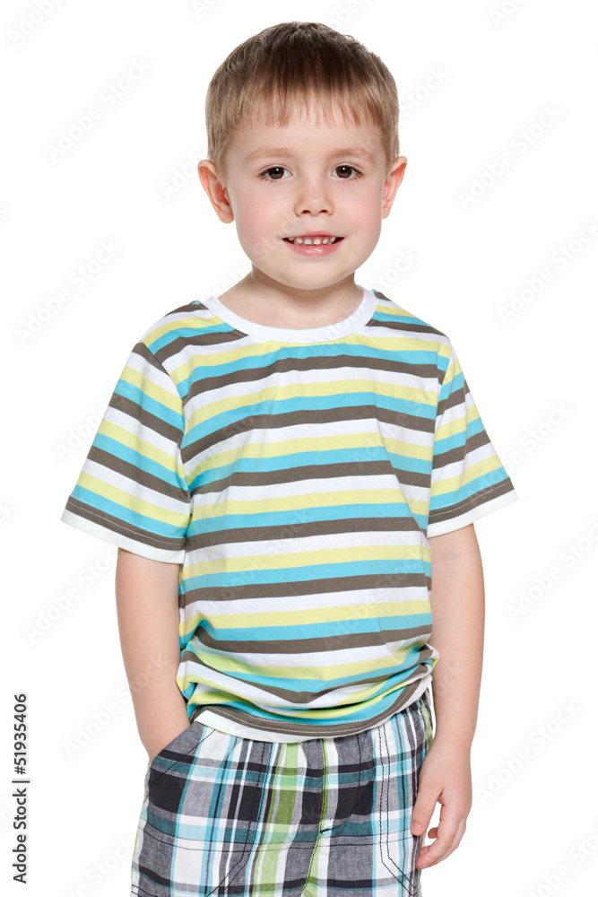 Portrait of a smiling little boy Portrait of a smiling little boy