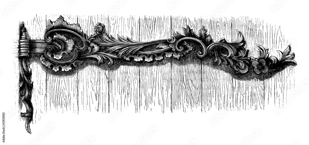 Obraz premium Wrought Iron - Fer Forgé