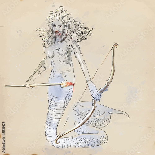 Gorgon - Is a female creature.