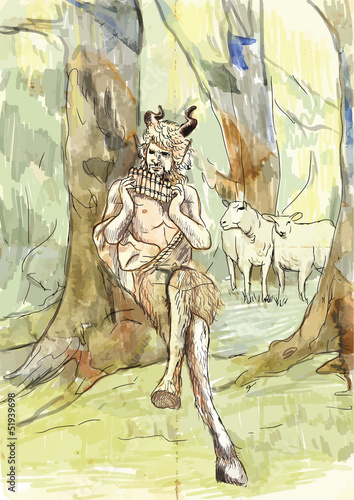 Pan - Is the god of the wild, shepherds and flocks